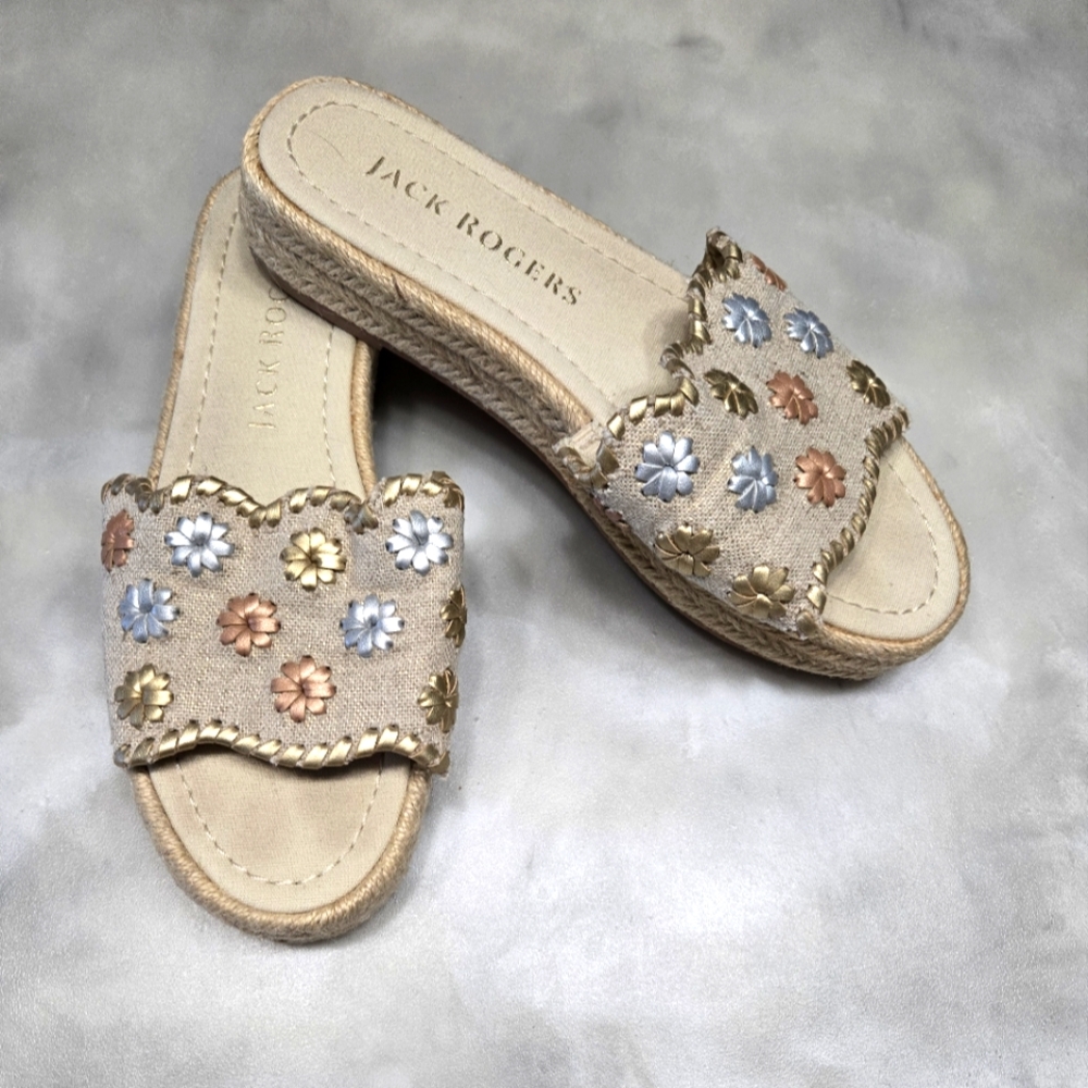 Jack Roberts Esperelle/Platform Sandals. Size 7.5M
